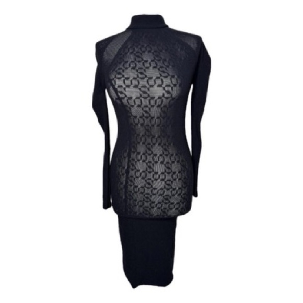 Wolford Black Knit Mini Dress